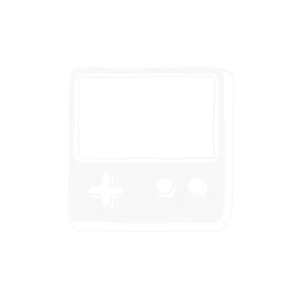 Hand-drawn handheld games console